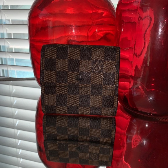 Porte Monnaie Billets Cartes Credit Damier - Picture 2 of 5